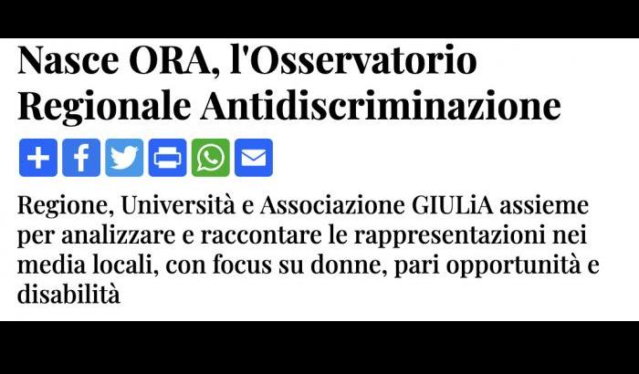 Donne e media: in Piemonte un osservatorio sui giornali locali