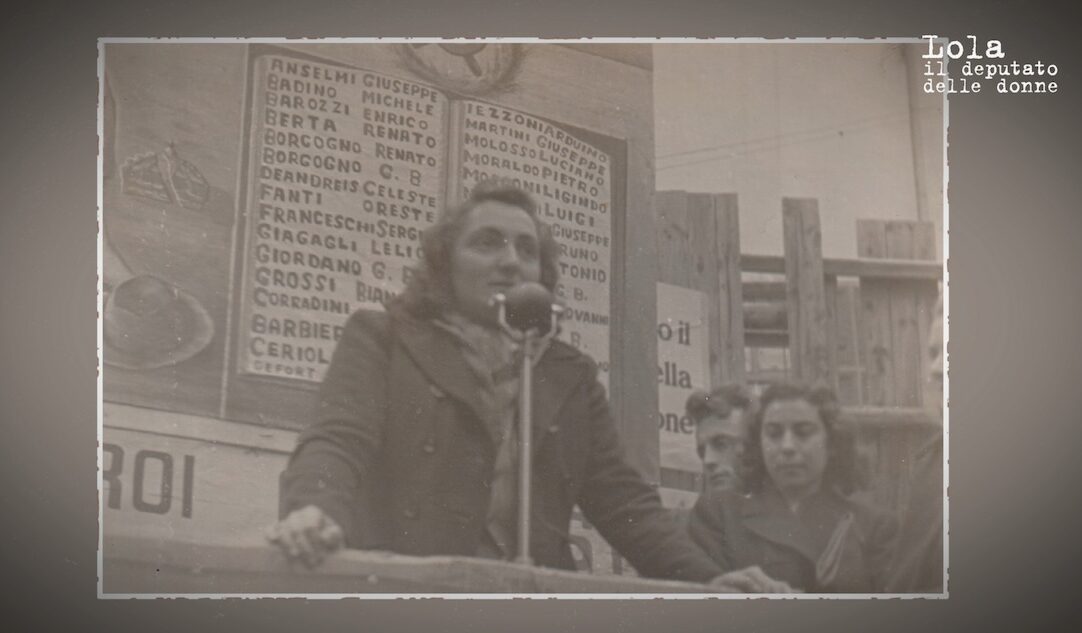 lola_foto_comizio_low Un film racconta la Madre Costituente "Lola" Angiola Minella