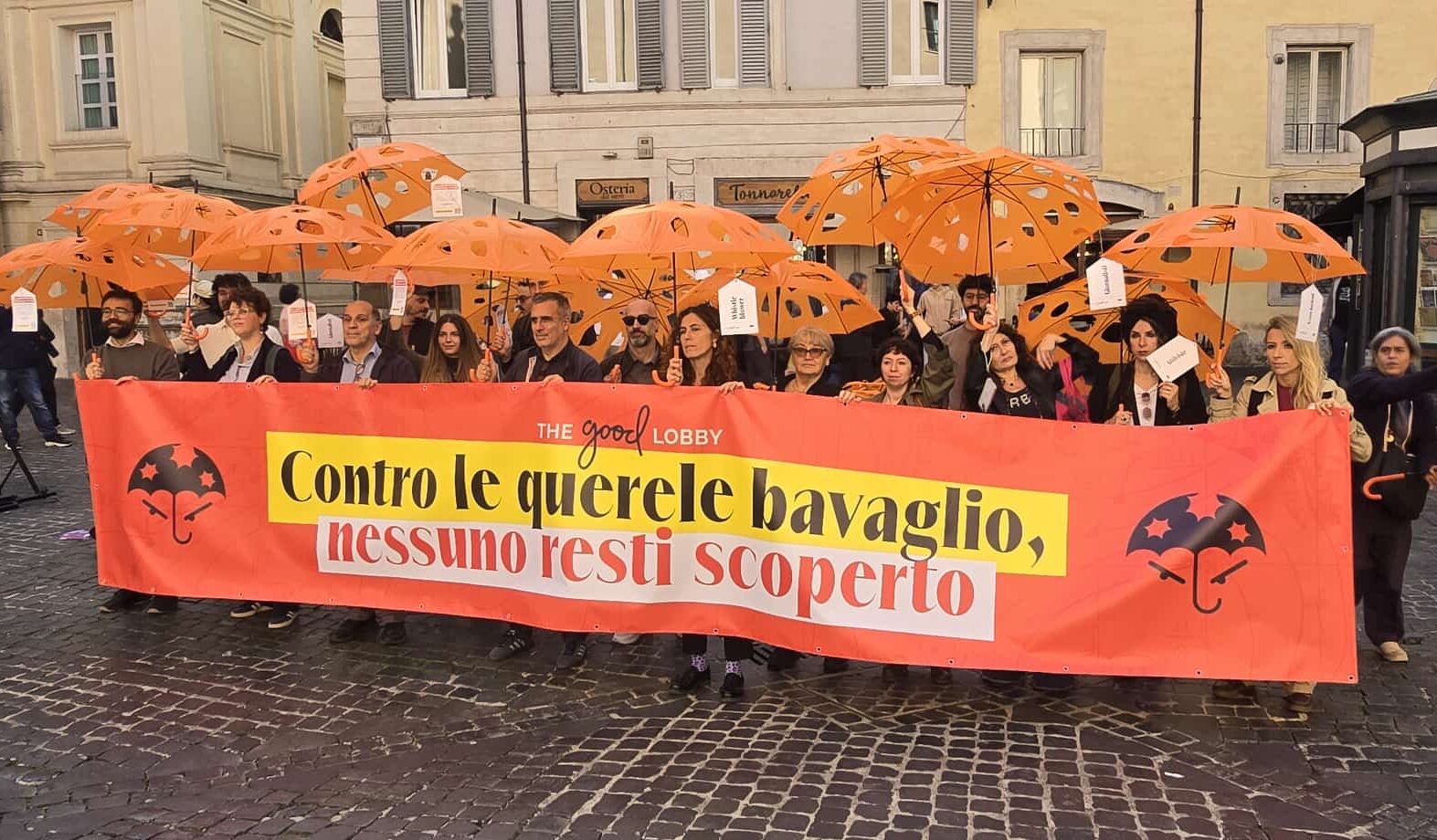 Anche GiULiA in piazza contro le querele bavaglio e l'inutile direttiva anti Slapp